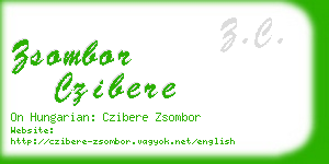 zsombor czibere business card
